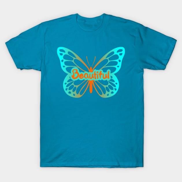 Vanishing Beautiful Butterfly T-Shirt by Mayathebeezzz